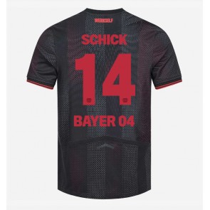 Billiga Bayer Leverkusen Patrik Schick #14 Hemmatröja 2025-26 Kortärmad